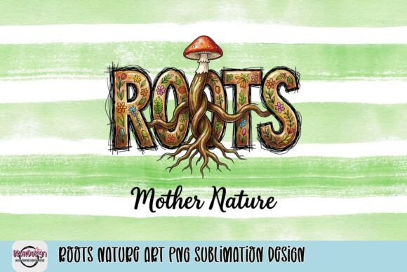 Download Roots Nature Art PNG Sublimation Design - Nature art Collection