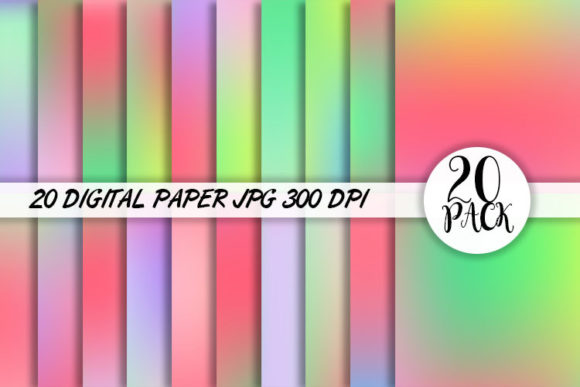 Download Bright Gradient Digital Paper Background - Gradient digital paper Collection