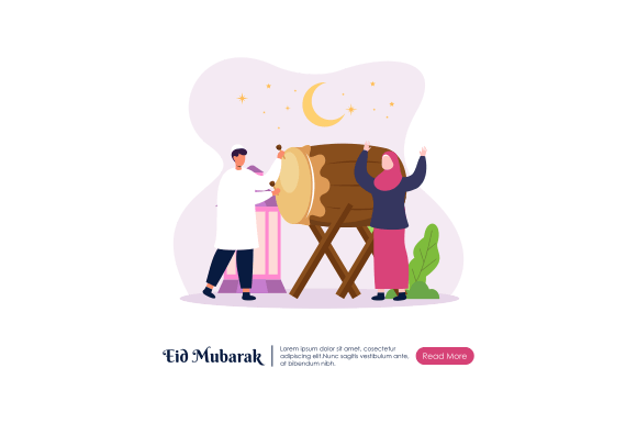 Download Happy People Celebrating Eid Mubarak - Eid mubarak Collection