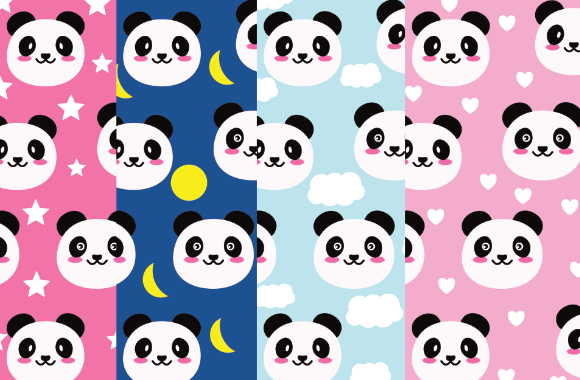 Download Panda Pattern, Cute Panda Digital Paper - Cute panda digital paper Collection