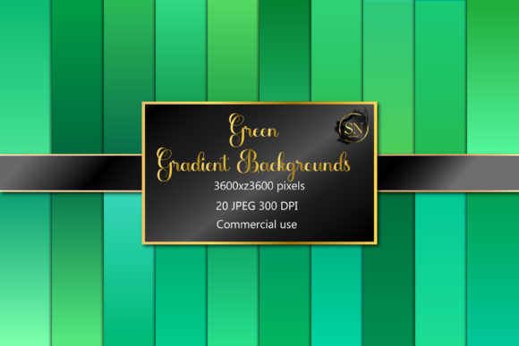 Download Dark Green Gradient Digital Paper Pack - Gradient digital paper Collection