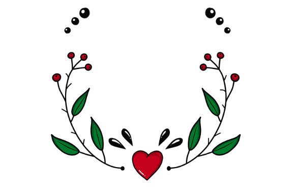 Download Floral Christmas Card Illustration - Christmas card illustration Collection
