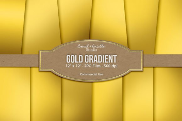 Download Gold Metallic Gradient Digital Paper - Gradient digital paper Collection