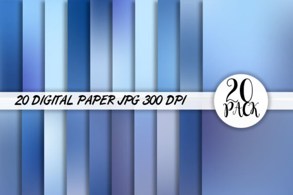 Download Blue Gradient Digital Paper Background - Gradient digital paper Collection